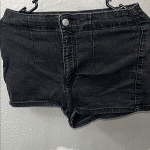 Wild Fable Charcoal High-Rise Shorts